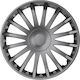 Versaco Car Hubcap Set Crystal 14" 4pcs Gray