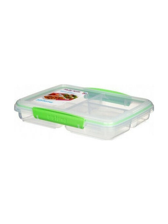 Sistema Multi Split Lunchbox Kunststoff Green 820ml SIS21560 1Stück