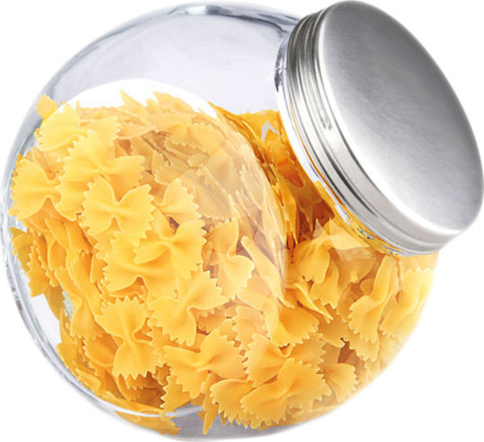 GTSA Pasta Jar with Lid Glass Transparent 2800ml