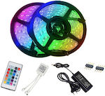 SPM LED Strip Power Supply 12V RGB Length 5m with Remote Control SMD2835