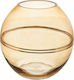 Bizzotto Decorative Vase Illusion Yellow 21.5x21.5x22cm