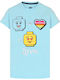 Kids' T-shirt Light Blue Little Love