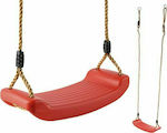 Plastic Hanging Swing 175x43x175cm for 3+ years Red