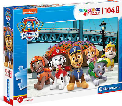 Παιδικό Puzzle Paw Patrol 104pcs για 4+ Ετών Clementoni