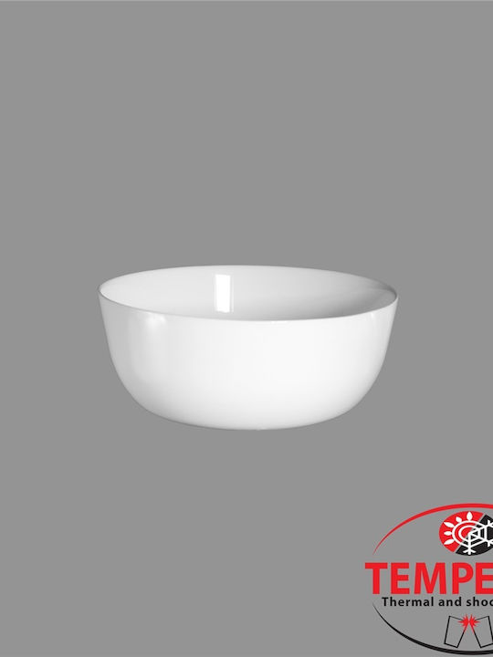 Bormioli Rocco Toledo Glass Salad Bowl Λευκή 19...