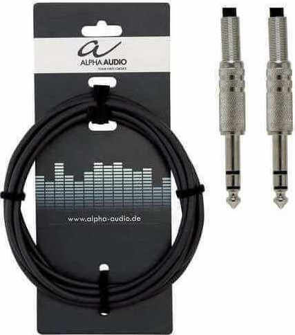 Alpha Audio Basic Line Kabel 6,3mm Stecker - 6,3mm Stecker 1.5m (P69A04)