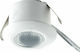 Fan Europe Assor30c Round Metallic Ceiling Spot with Built-in LED and Warm White Light White