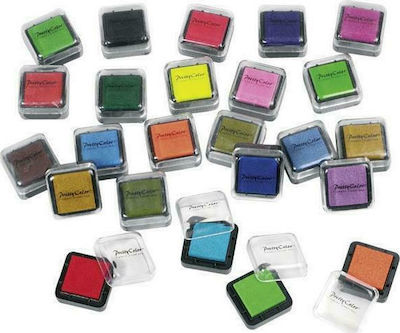 Goki Ink Pad Ink Stamp 24 Designs Ink Pad (Μiscellaneous colours)