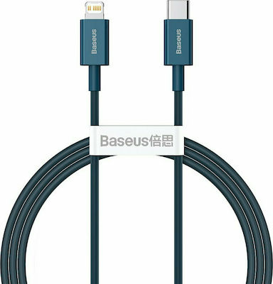 Baseus Superior USB-C la Cablu Lightning 20W Albastru 1m (CATLYS-A03)