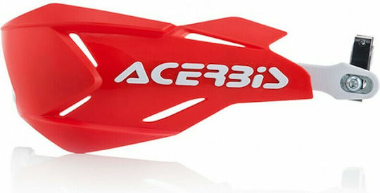 Acerbis X-Factory Rote/Weiße Schutzhandprotektoren in Rot Farbe