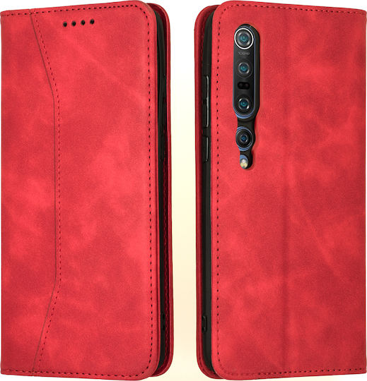 Bodycell PU Leather Brieftasche Synthetisches Leder Rot (Xiaomi Mi 10 / Mi 10 Pro)