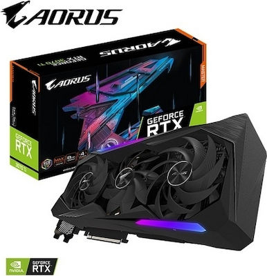 Gigabyte GeForce RTX 3070 Ti 8GB GDDR6X Aorus Master Κάρτα Γραφικών