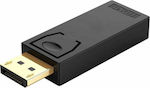 Powertech Konverter DisplayPort männlich zu HDMI weiblich Schwarz (CAB-DP065)