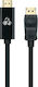 Powertech Cablu DisplayPort - HDMI de sex masculin 1.8m Negru (CAB-DP061)