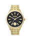Versus by Versace Men's Watch 45mm Battery with Gold Stainless Steel Strap