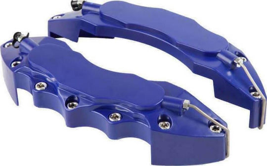 Autoline Protector de disc de frână 2buc Plăcuțe de frână din plastic, tip Brembo, cu calipere gravate albastre