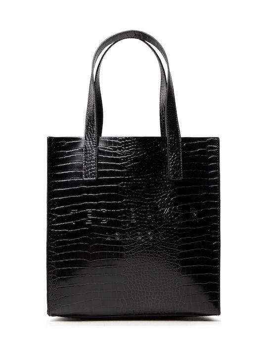 Reptcon Γυναικεία Τσάντα Tote Μαύρη