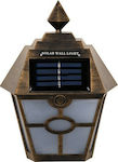 GloboStar Wall Mounted Solar Light Traffic light 1W 40lm Cold White 6000K with Motion Sensor and Photocell IP65