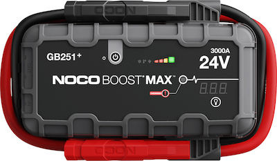 Noco Φορητός Εκκινητής Μπαταρίας Αυτοκινήτου 24V με Power Bank / USB / Φακό Boost Max UltraSafe 3000A 24V
