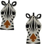 WOODEN ZEBRA SET/25 2X3,5CM