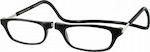 Reading Glasses +1.50 with Magnet in Black color