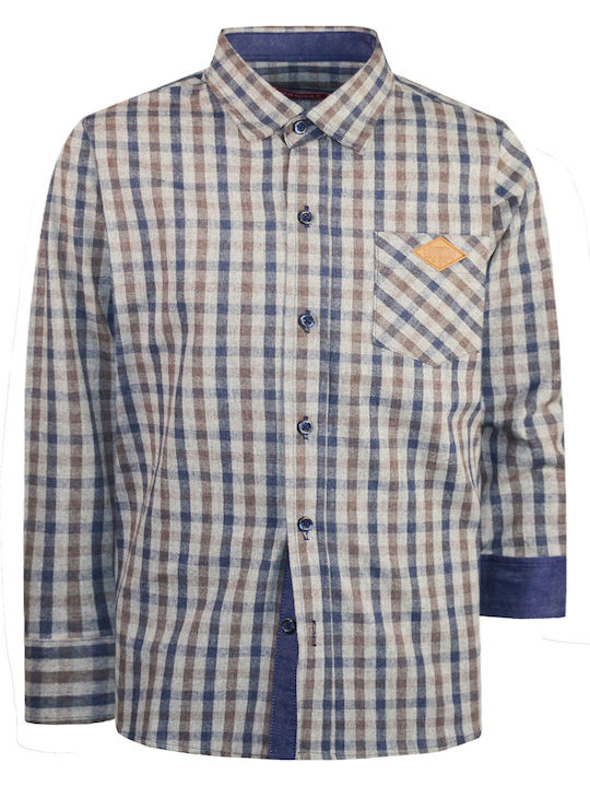 Energiers Kids Checked Shirt Multicolour