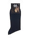 Dal 400 Men's Solid Color Socks Navy