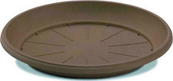 Plastona 246 Round Plate Pot Spicy Brown 40x40cm