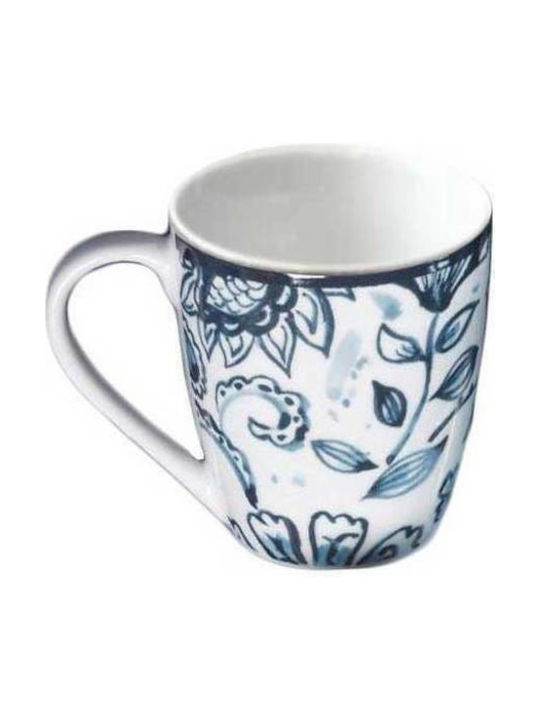 Cryspo Trio Mediterraneo Tasse aus Porzellan Blau 380ml 25.275.25 6Stück