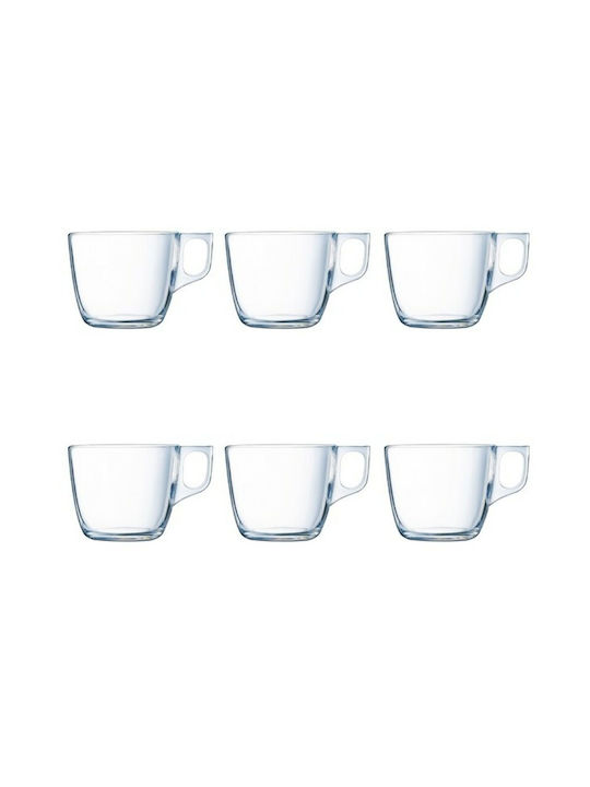 Luminarc Glass Cup Transparent 220ml 6pcs