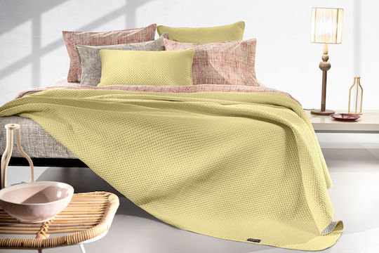 Guy Laroche Riva Σετ Κουβερλί Μονό Microfiber Lime 160x240cm 2τμχ