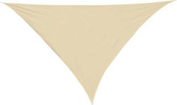 Outsunny Triangular Shade Sail Beige 3m