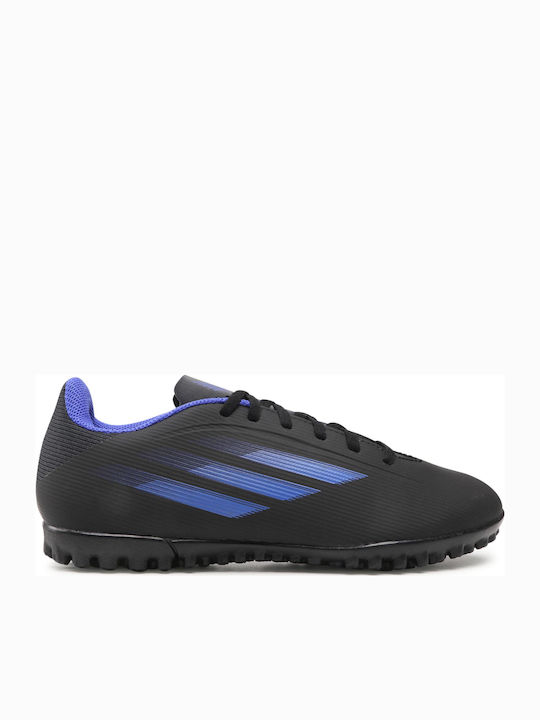 Adidas X Speedflow.4 TF Χαμηλά Ποδοσφαιρικά Παπούτσια με Σχάρα Core Black / Sonic Ink / Solar Yellow