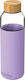 Quokka Eco-friendly Glass Water Bottle with Screw Cap Flow Lilac 660ml