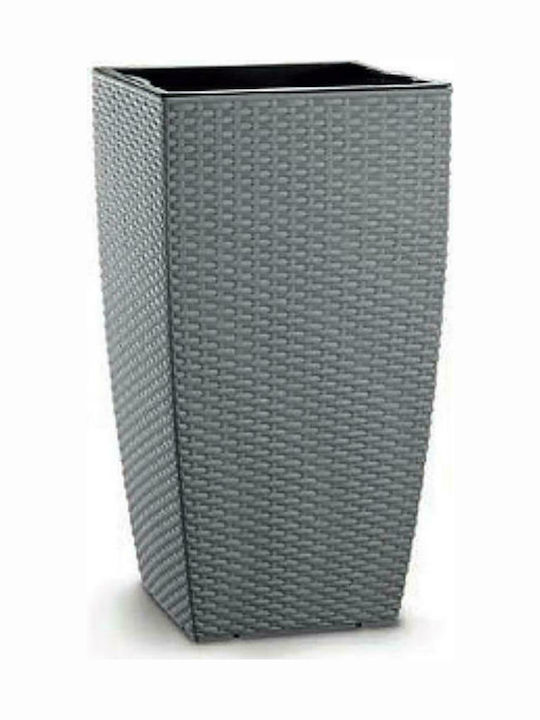 Plastona Natura Pot Gray 31x31x56.5cm 10.07.0108