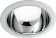 Fan Europe Round Metallic Recessed Spot with Integrated LED and Natural White Light Silver 15x15cm. 1pcs