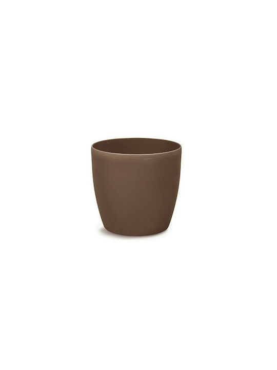 Plastona Roto 18 Pot Brown 18x18x16.5cm 10.02.0090