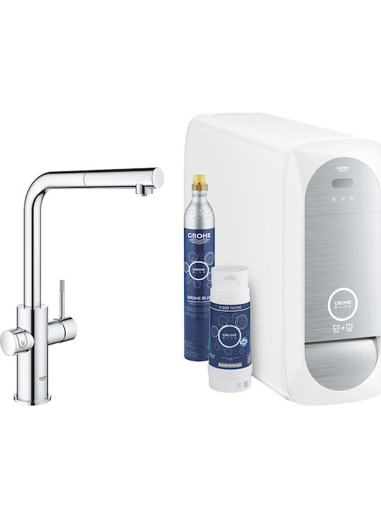 Grohe Blue Home L-Излив Смесител За Кухня Насто...