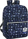 Paul Frank Anatomisch Schulranzen Rucksack Junior High-High School Blau