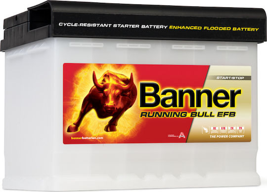 Banner Μπαταρία Αυτοκινήτου Running Bull EFB Pro με Χωρητικότητα 65Ah και CCA 640A Start/Stop