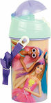 Gim Kids Plastic Water Bottle Barbie Multicolour 500ml
