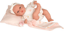 Munecas Arias Babypuppe mit Dundu und Kissen