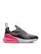 Air Max 270 Παιδικά Sneakers Smoke Grey / Hyper Pink / Black