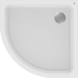 Ideal Standard Semicircular Acrylic Shower White Hotline 90x90x4cm