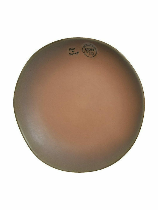Kaemingk Διακοσμητική Πιατέλα Πήλινη Καφέ 20.5x20.5x2εκ.