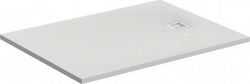 Ideal Standard Rectangular Artificial Stone Shower White Ultra Flat S 180x90x3cm