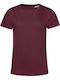 B&C E150 Γυναικείο Διαφημιστικό T-shirt Κοντομάνικο Burgundy