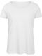 B&C Triblend Women's Short Sleeve Promotional T-Shirt White