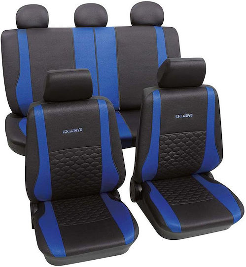 Petex Car Cover Set 17pcs Polyester Exclusive Blue