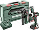 Metabo Combo Set 2.5.2 Σετ Δράπανο & Δραπανοκατσάβιδο 18V με 2 Μπαταρίες 2Ah - 4Ah και Θήκη